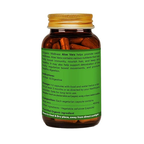 Organic Wellness Aloe Vera 90 Capsules
