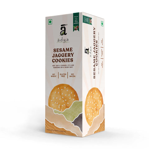 Adya Organics Sesame Jaggery Cookies  100g
