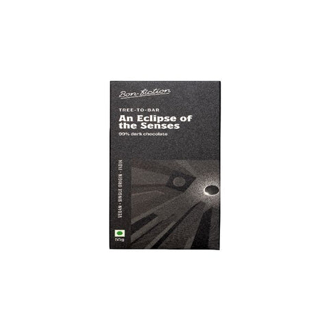 Bon Fiction An Eclipse of the Senses - 99% Dark Chocolate Net Weight: 55gms