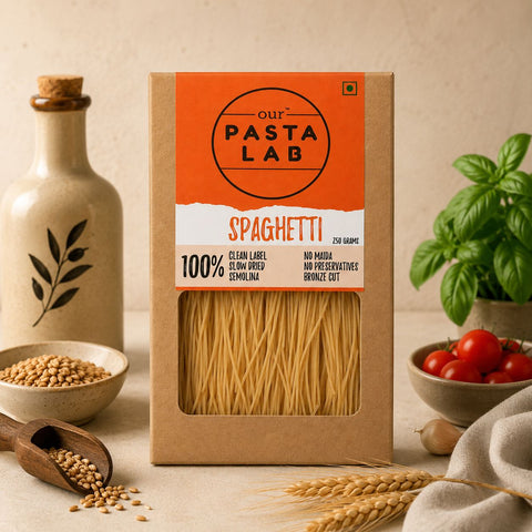 Our Pasta Lab Eggless Semolina Spaghetti 250 grams
