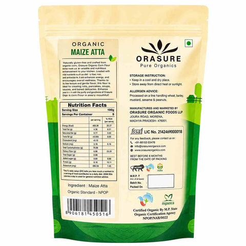 Orasure Organics Maize Flour