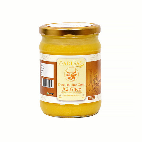 Aadiras A2 Hallikar Cow Ghee 500ml