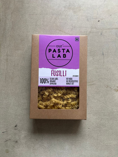 Our Pasta Lab Eggless Semolina Fusilli 250 grams