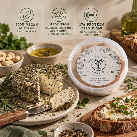 Vegan Cultured Cheese Garden Herb