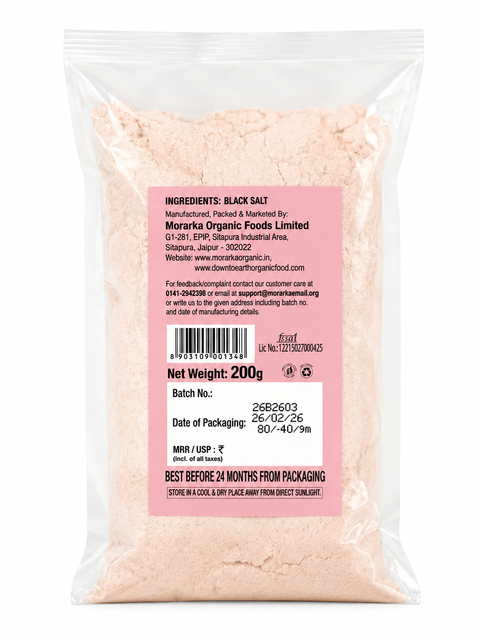Down to Earth Black Salt 200grams