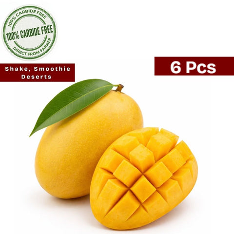 Golden Safeda Mango (Carbide Free) (Pack of 3)