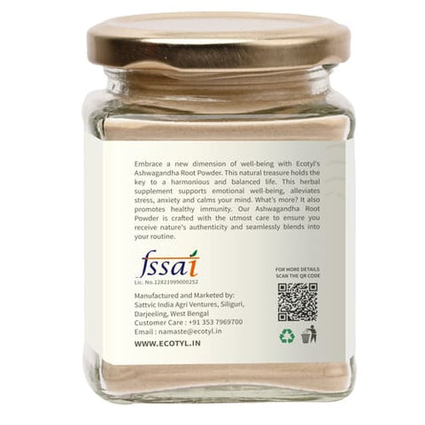 Ecotyl Ashwagandha Root Powder