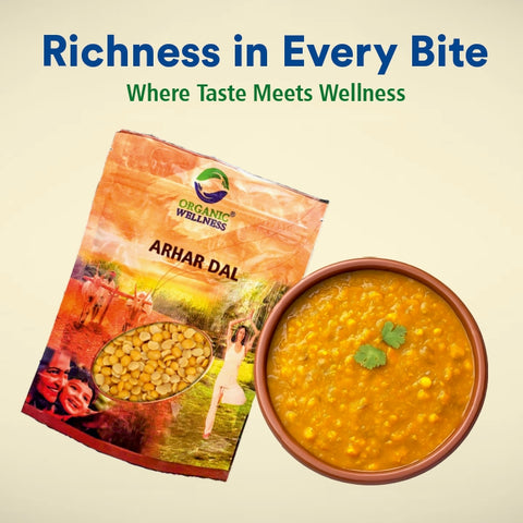 Organic Wellness Arhar Dal 450 grams