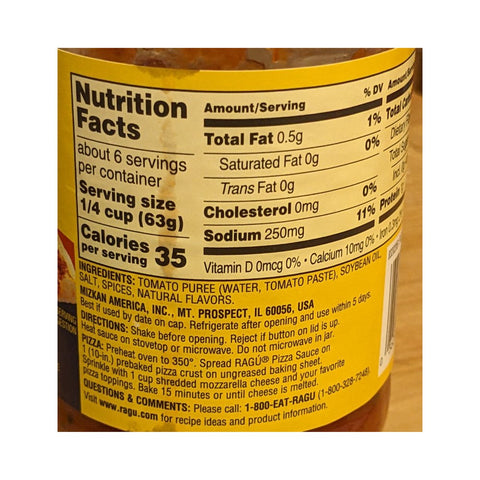 Ragu Pizza Sauce 396g