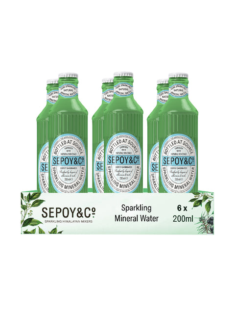 Sepoy & Co Sparkling Mineral Water (Pack of 6)