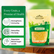 Orasure Organics Moong Dal Split (Yellow)