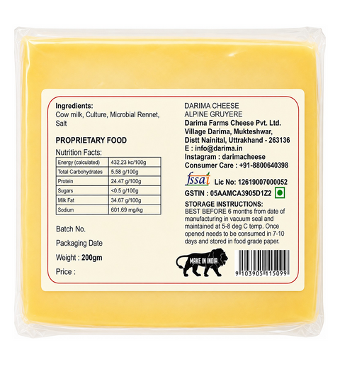 Himalayan Gruyere Cheese
