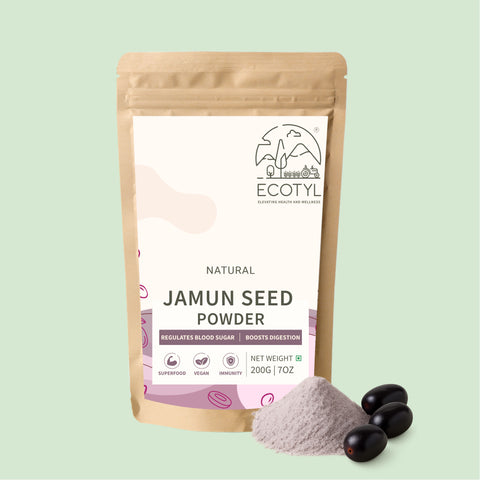 Ecotyl Jamun Seed Powder | Blood Sugar Control | Rich in Antioxi200g