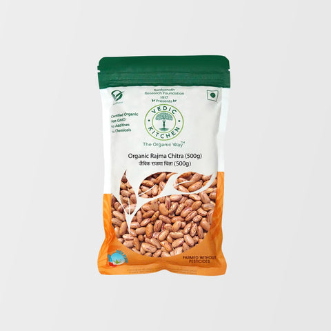 Organic Rajma Chitra (Certified Organic) (Pack of 3)