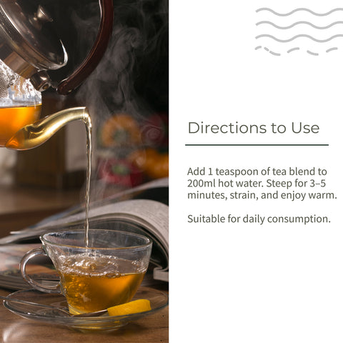 Ecotyl Immunitea (Immunity Booster Tea) | Nourishing Blend | Herbal Tea | 60g
