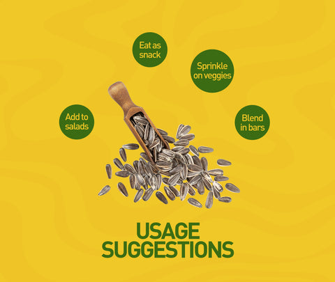 Nourish Organics Active Sunflower Seeds 400grams