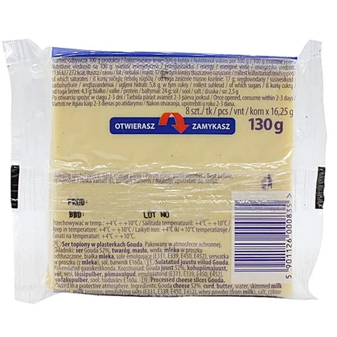 Lactima Gouda Cheese Slices 130g