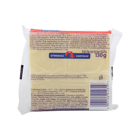 Lactima Emmenthal Cheese Slices 130g