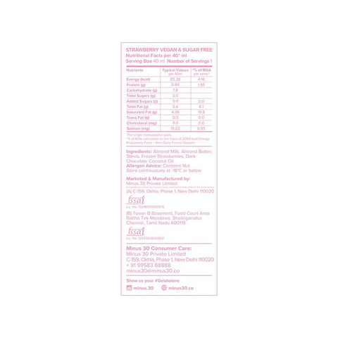 Minus30 Strawberry Mini Stick 40ml