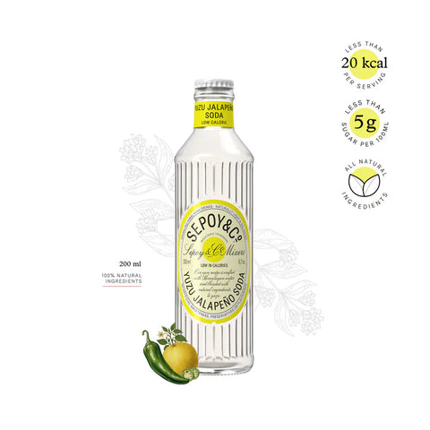 Sepoy & Co Yuzu Jalapeno Soda
