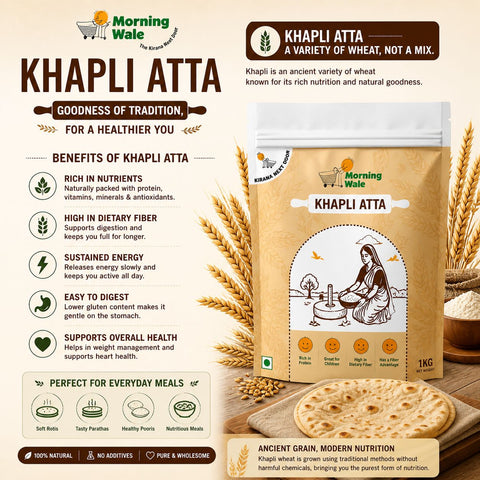 Morningwale Khapli Atta 1000grams
