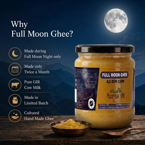 Ekaris A2 Full Moon Ghee (Purnima Ghee) - 500 ml