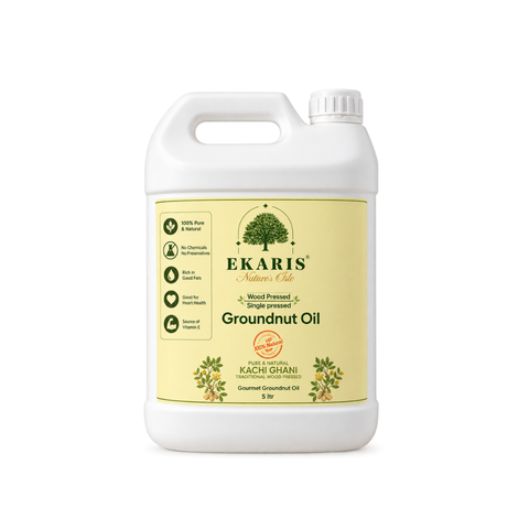 Wood Pressed Groundnut Oil - 5 Liter