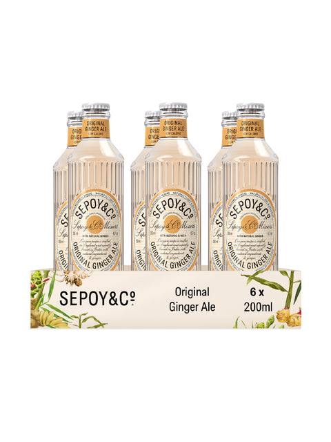 Sepoy & Co Original Ginger Ale (Pack of 6)