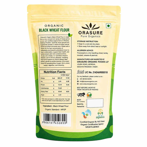 Orasure Organics Black Wheat Flour