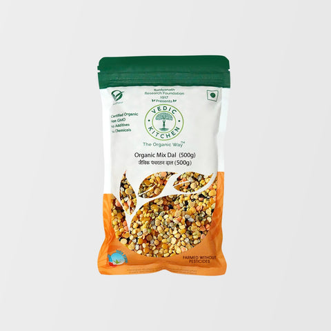 Vedic Kitchen Organic Mix Dal (Certified Organic)  500 grams