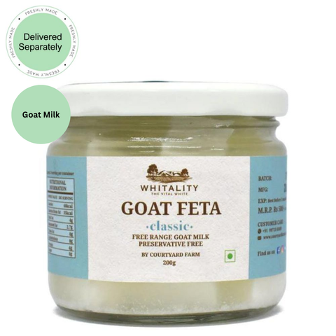 Goat Milk Feta Classic  (Delivered Separately Next Day)