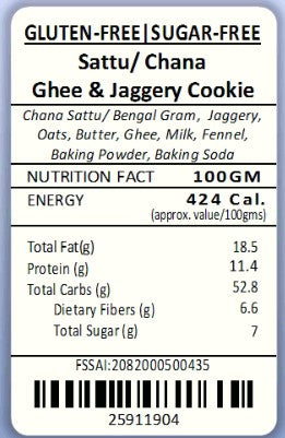 Jeera Sattu Cookie ( Gluten free)