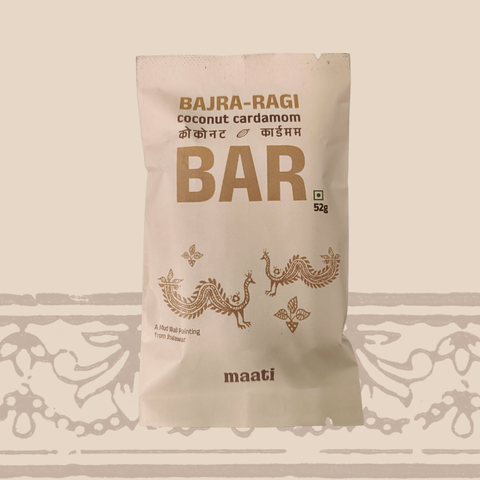 Bajra-Ragi Coconut Cardamom Bar