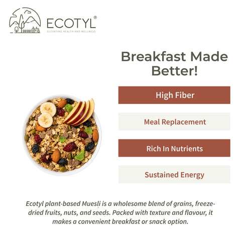 Ecotyl Muesli | Freeze Dried Fruits | Nuts Mix | 300g