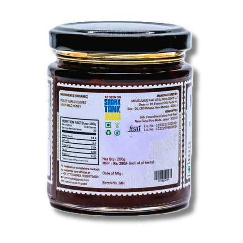MAVI's Pantry Honey Ferment Garlic 200g