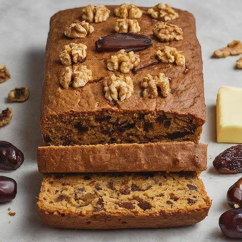 Dates & Jaggery Whole-wheat Cake