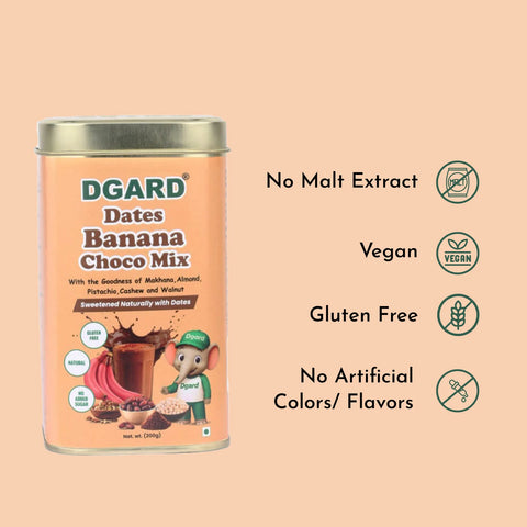 DGARD Dates Banana Choco Mix 200 grams