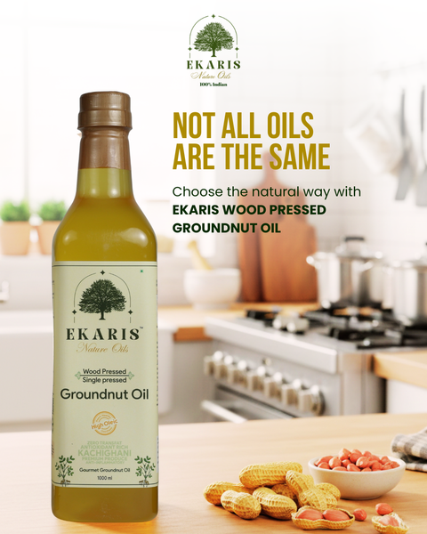 Wood Pressed Groundnut Oil - 5 Liter