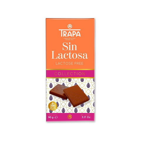 Trapa Bar Milk Chocolate Lactose Free 100g