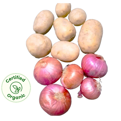 Potato Onion 5Kg Combo (Certified Organic)