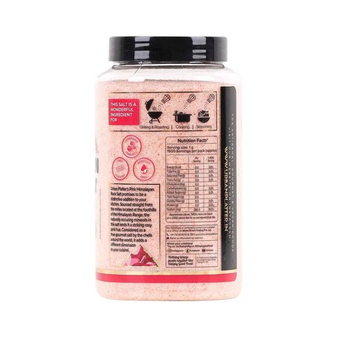 Urban Platter Pink Himalayan Rock Salt Powder, 1.5kg (Mineral-Rich Salt | Unrefined & Pure | Sendha Namak | Non-Iodised | Optically Sorted)