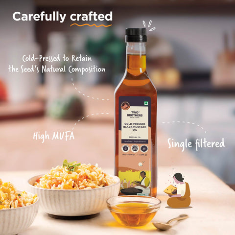 Mustard Oil India's Only Certified Glyphosate Free Sarso Ka Tel 1L