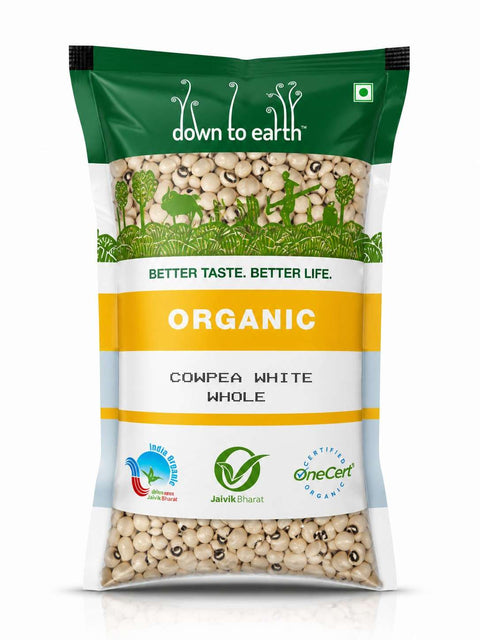 Down to Earth Cowpea White Whole 500grams