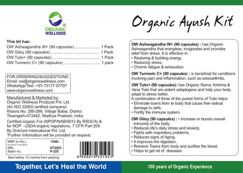 Organic Wellness Ayush Kit OW-263-Kit