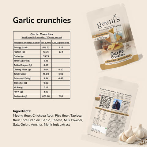 Geeni's Garlic Crunchies