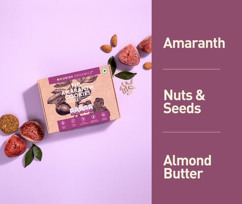 Nourish Organics Fig Amaranth Cookies 110grams
