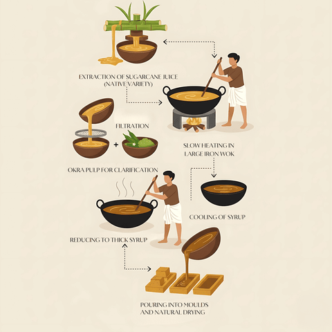 Natural Jaggery Powder