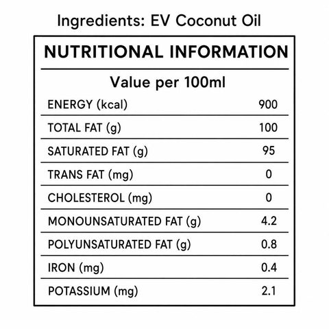 Orasure Organics Extra Virgin Coconut Oil 500 ML