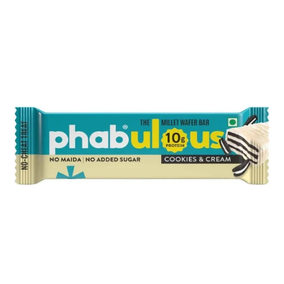 Phab 10g Protein Millet Bar Cookies & Cream 42g