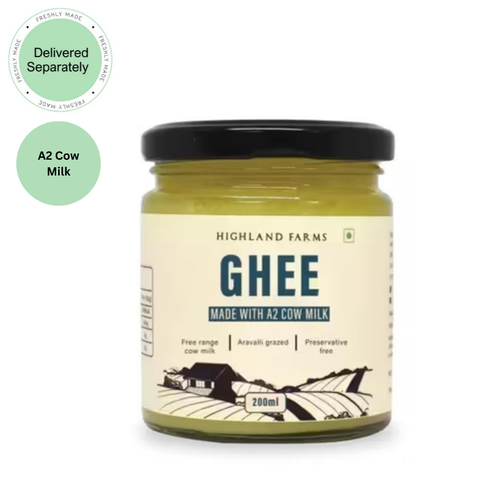 A2 Cow Milk Ghee (200 gm) (Delivered Separately)